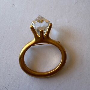 Vintage Engagement Ring Brooch Pin